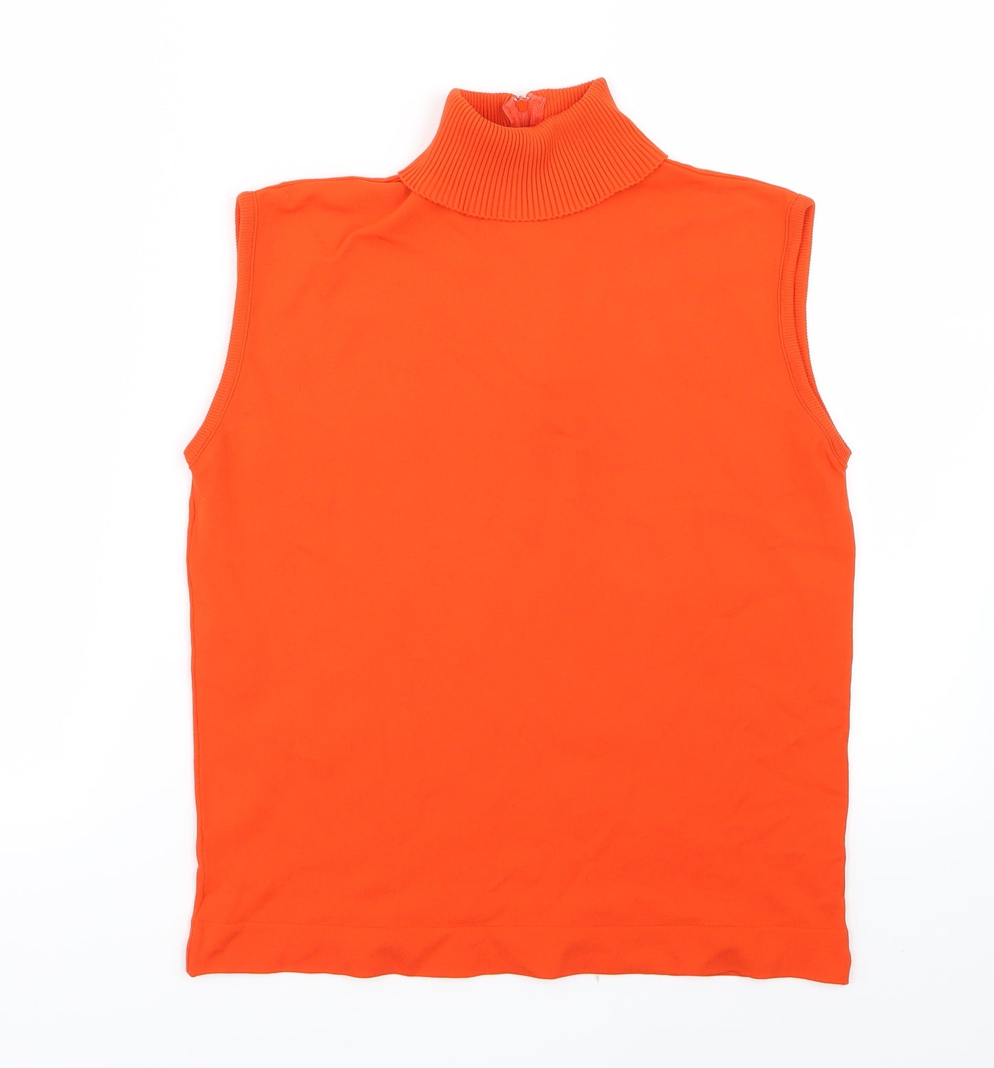 Preworn Womens Orange   Basic T-Shirt Size 6