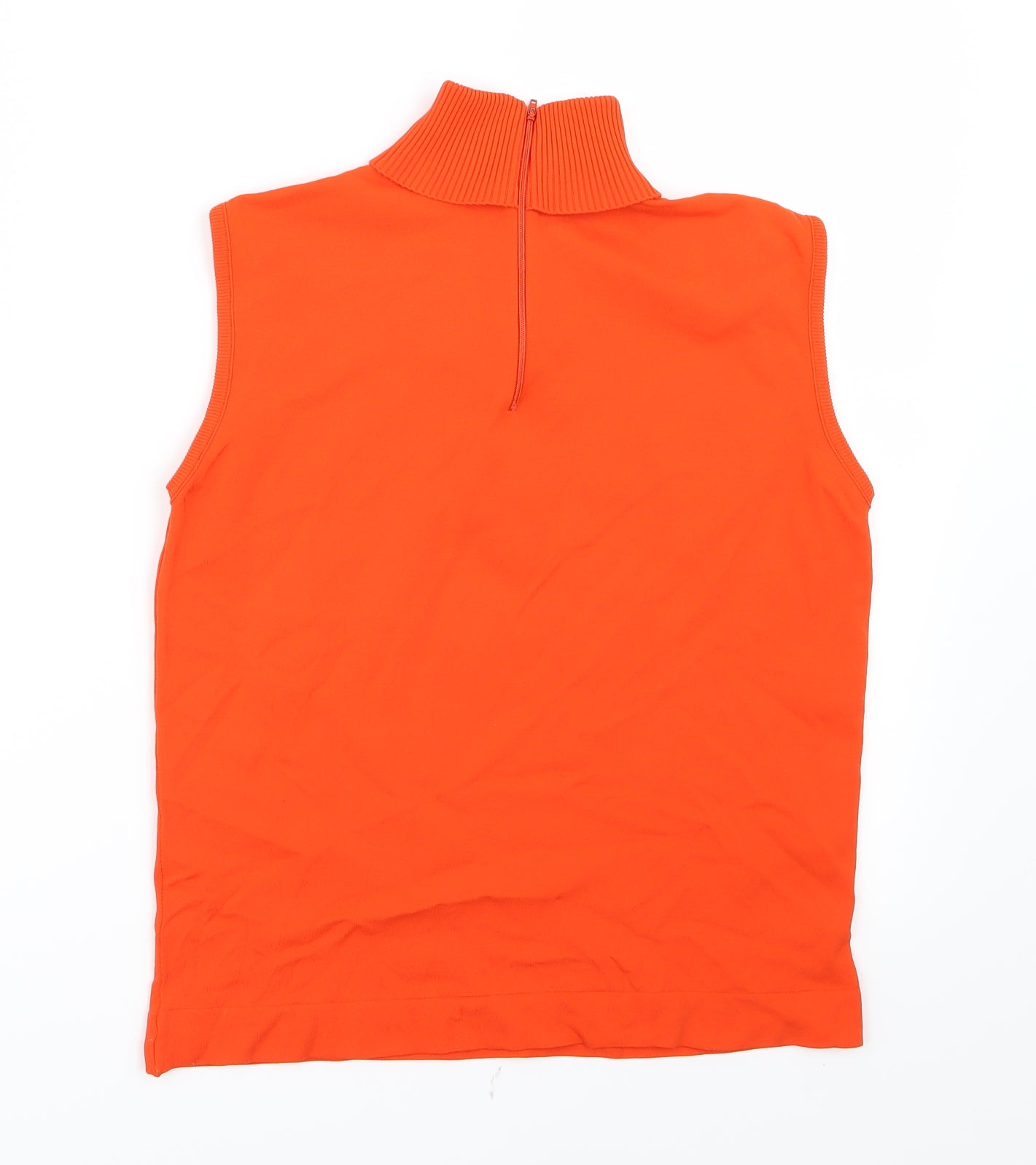 Preworn Womens Orange   Basic T-Shirt Size 6