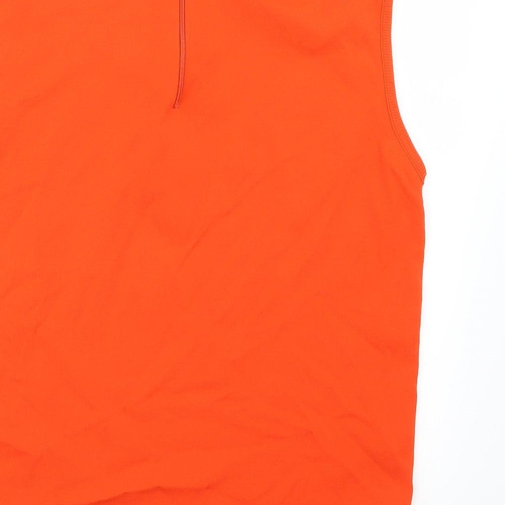 Preworn Womens Orange   Basic T-Shirt Size 6