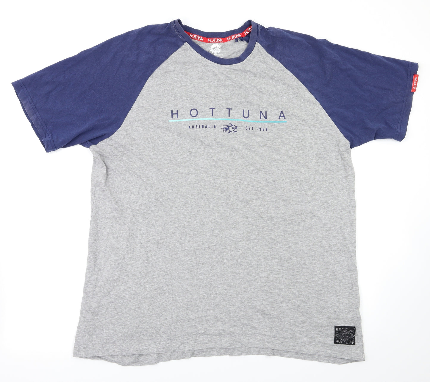 Hot Tuna Mens Grey    T-Shirt Size XL