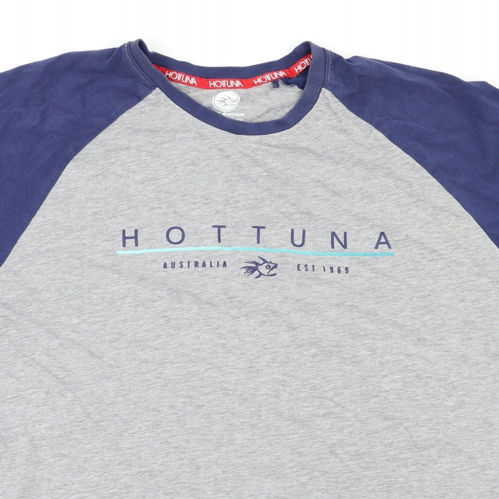 Hot Tuna Mens Grey    T-Shirt Size XL