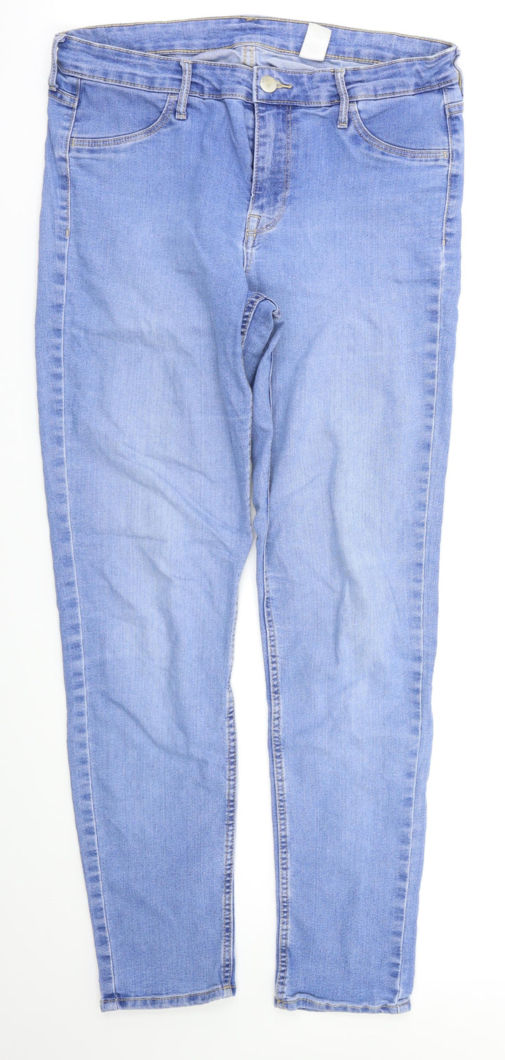 Denim Womens Blue Skinny Jeans Size 30 L29 in
