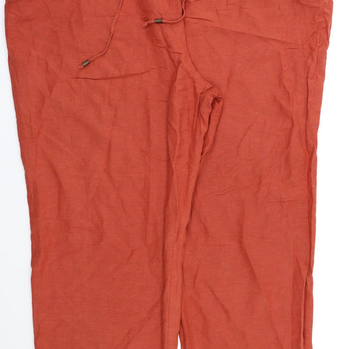 marisota Womens Red   Trousers  Size 26 L29 in - Stretch waistband