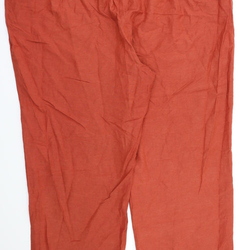 marisota Womens Red   Trousers  Size 26 L29 in - Stretch waistband
