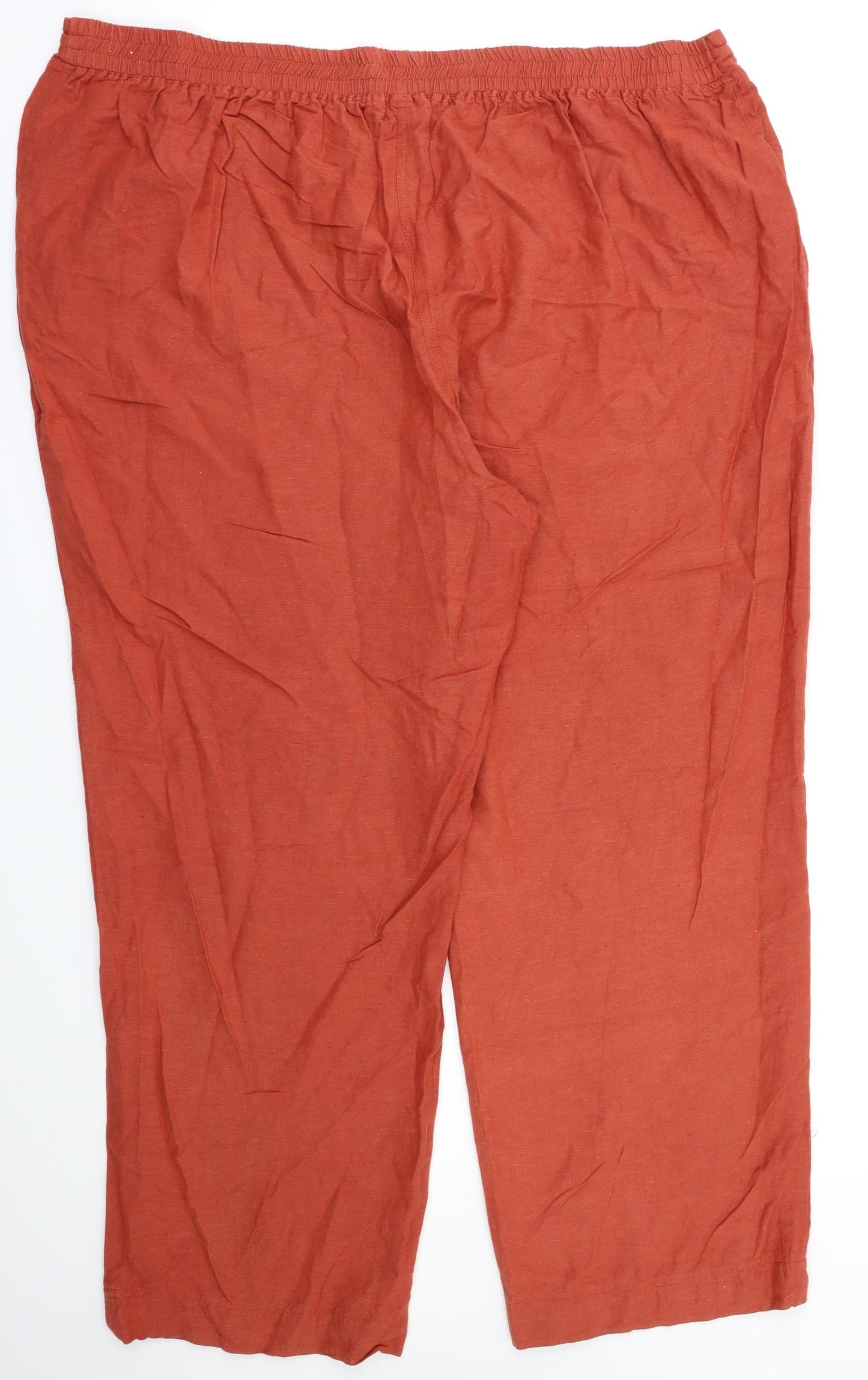 marisota Womens Red   Trousers  Size 26 L29 in - Stretch waistband