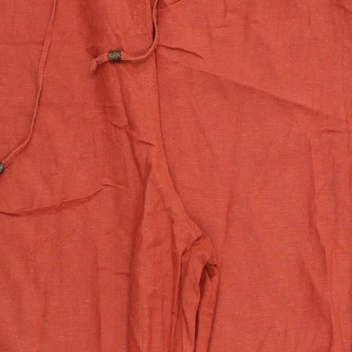 marisota Womens Red   Trousers  Size 26 L29 in - Stretch waistband