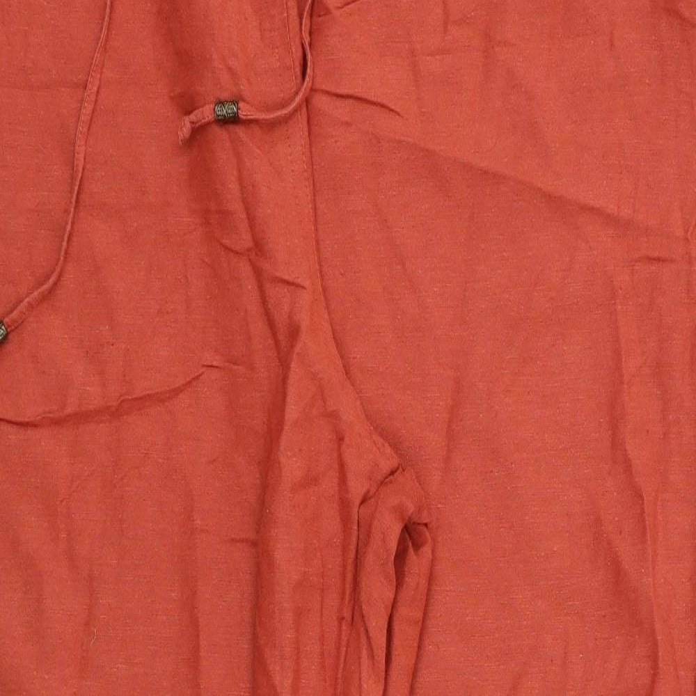 marisota Womens Red   Trousers  Size 26 L29 in - Stretch waistband