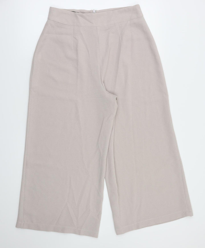 Boohoo Womens Purple Trousers Size 12 L23 in
