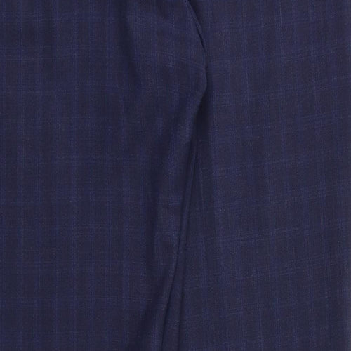NEXT Mens Blue Check  Trousers  Size 38 in L31 in