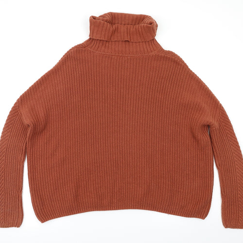 Miss Selfridge Womens Brown   Pullover Jumper Size 6