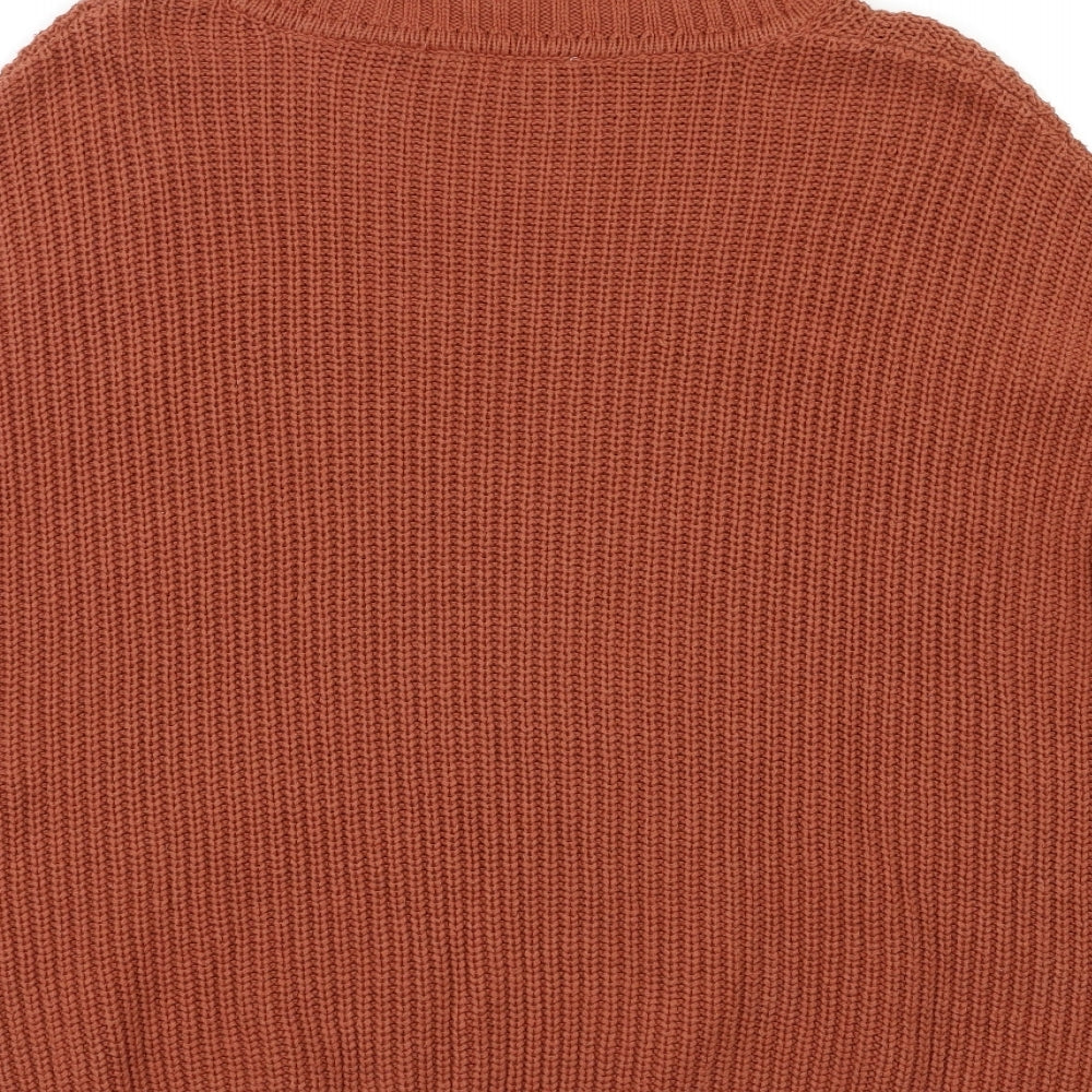 Miss Selfridge Womens Brown   Pullover Jumper Size 6