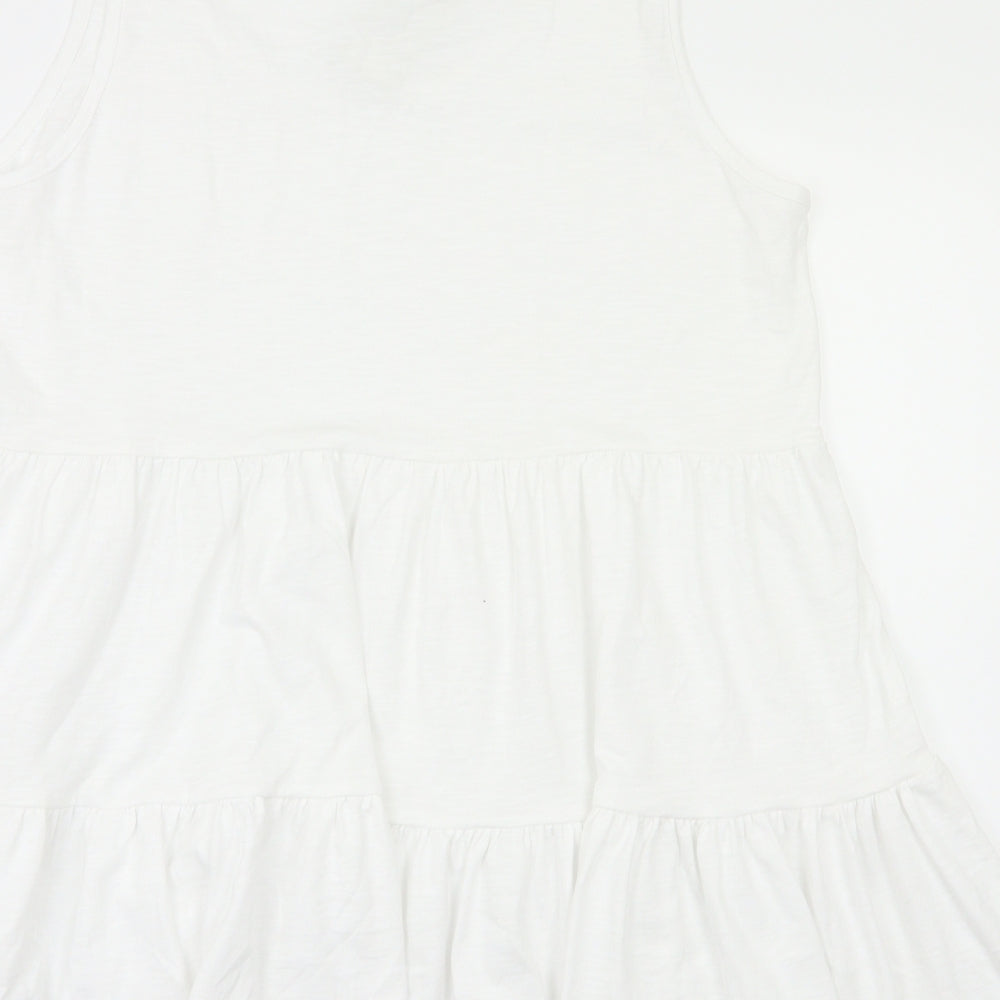 F&F Womens White   Basic T-Shirt Size 14