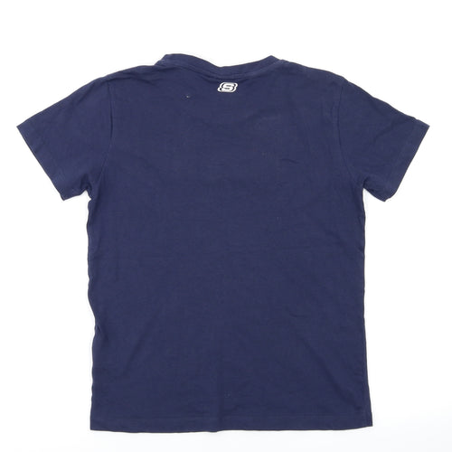 Skechers Boys Blue   Basic T-Shirt Size 10-11 Years