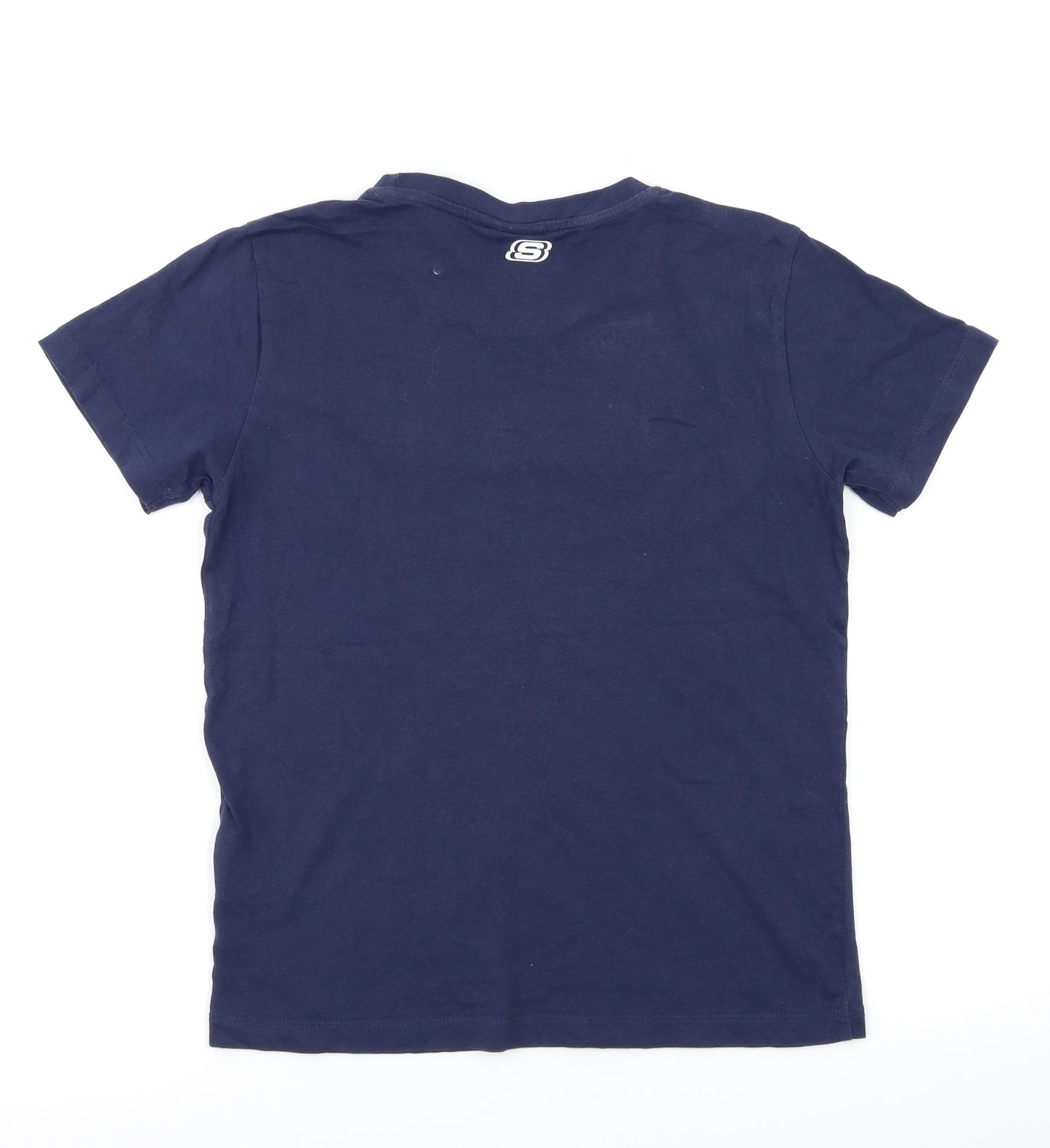 Skechers Boys Blue   Basic T-Shirt Size 10-11 Years