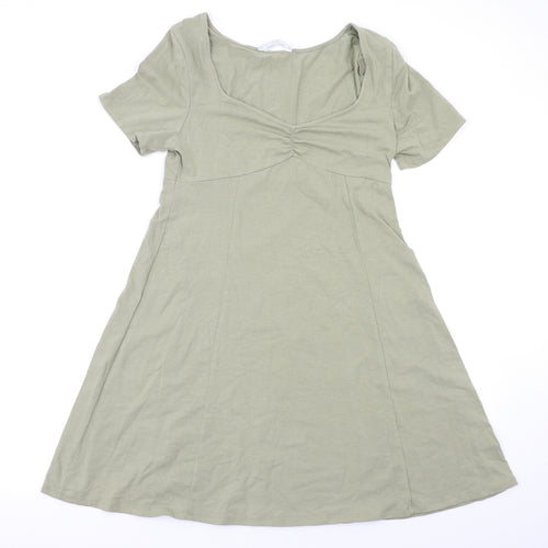 Double Zero Womens Green   Fit & Flare  Size L
