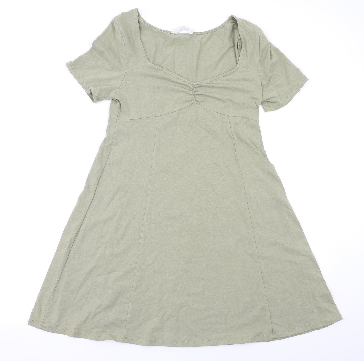 Double Zero Womens Green   Fit & Flare  Size L