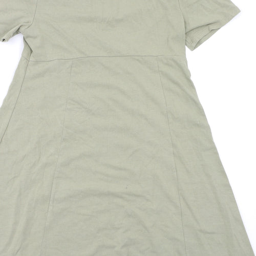 Double Zero Womens Green   Fit & Flare  Size L