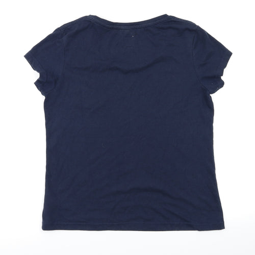 Jack Wills Womens Blue   Basic T-Shirt Size 10