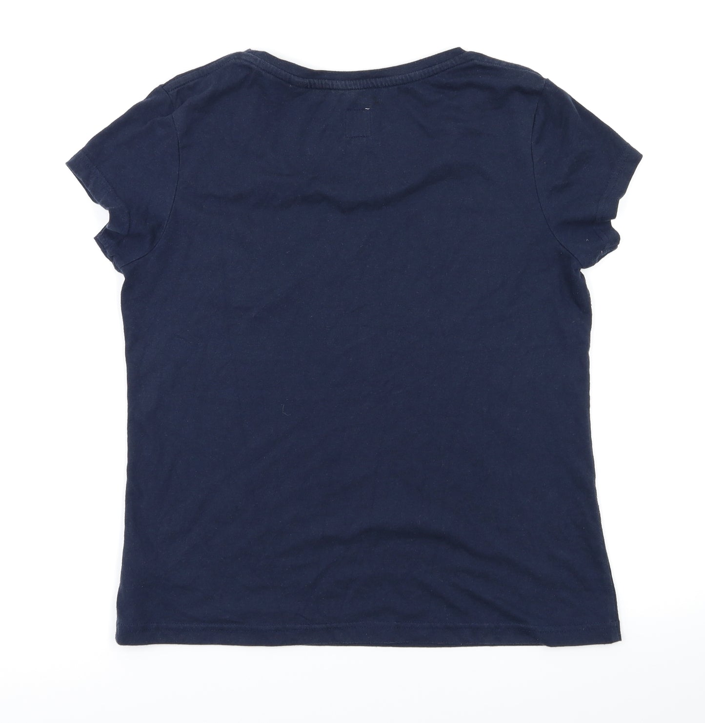 Jack Wills Womens Blue   Basic T-Shirt Size 10