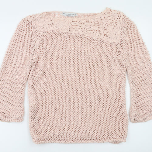 STAMBECCO Womens Pink   Pullover Jumper Size L