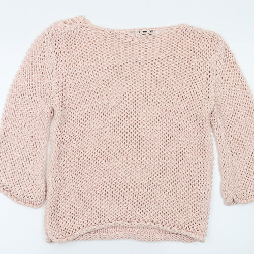 STAMBECCO Womens Pink   Pullover Jumper Size L