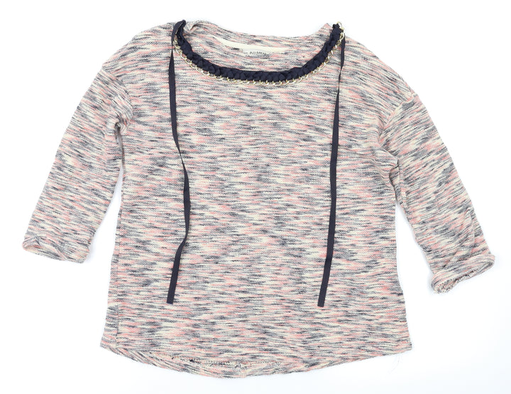 PULL&BEAR Womens Multicoloured Basic T-Shirt Size S