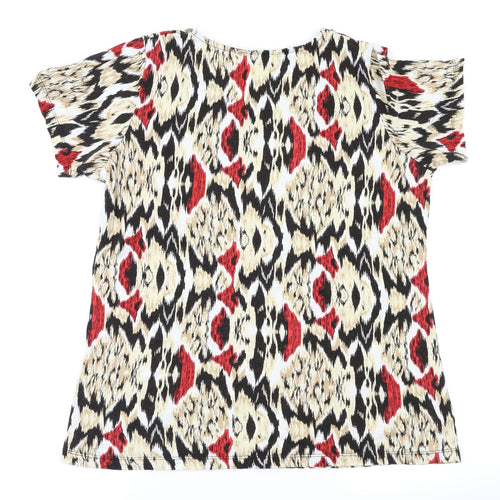 Isle Womens Multicoloured   Basic T-Shirt Size M