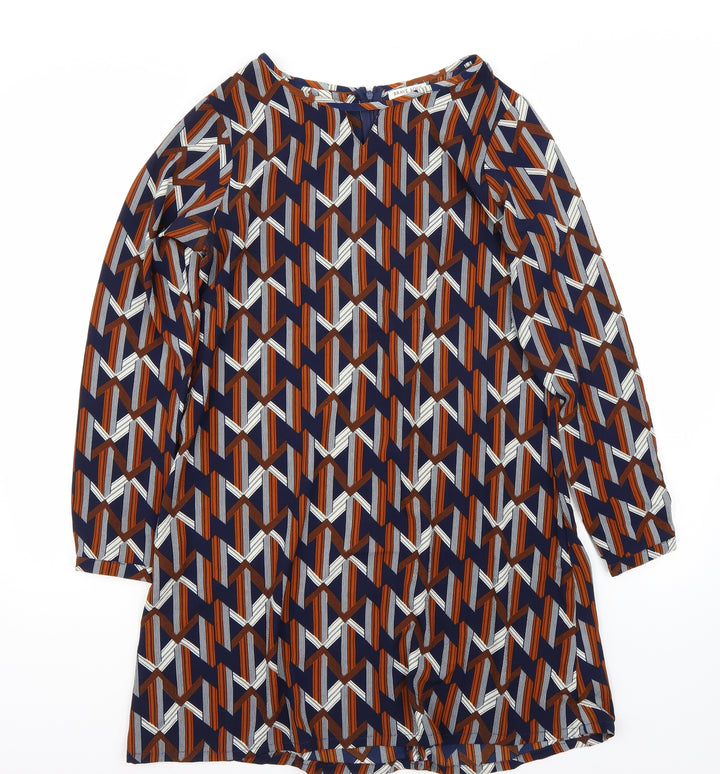 Brave Soul Womens Blue A-Line Size L