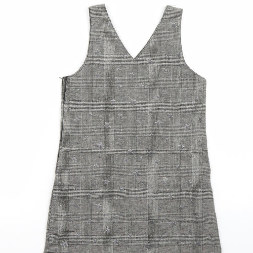 George Girls Grey Batik  A-Line  Size 8-9 Years
