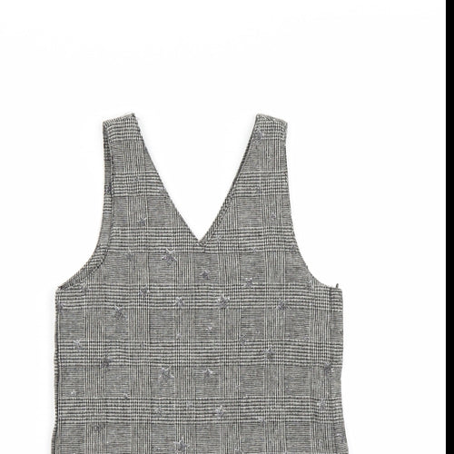 George Girls Grey Batik  A-Line  Size 8-9 Years