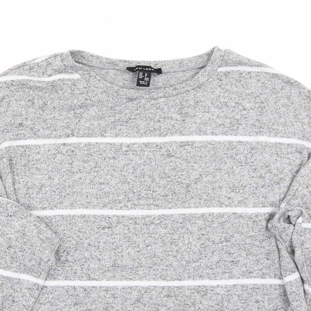 Newlook Womens Grey   Basic T-Shirt Size M