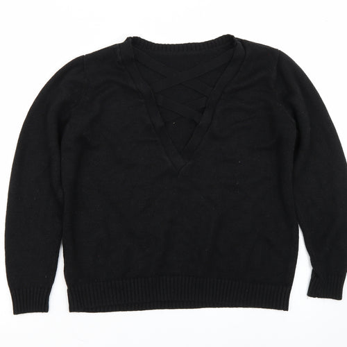 Anthology Womens Black   Pullover Jumper Size M