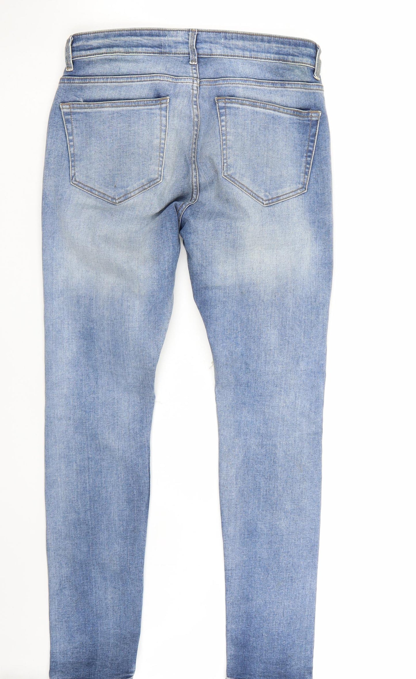 Newlook Womens Blue   Straight Jeans Size 34 L30 in