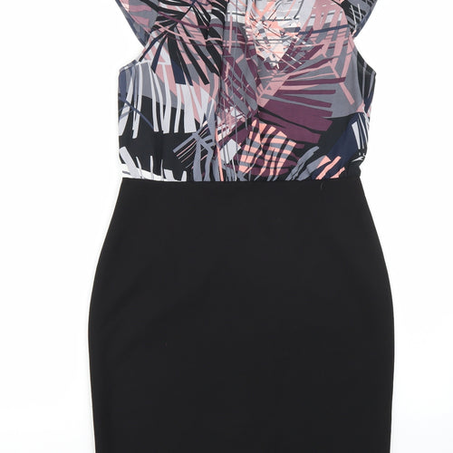 Papaya Womens Black  Rayon A-Line  Size 10