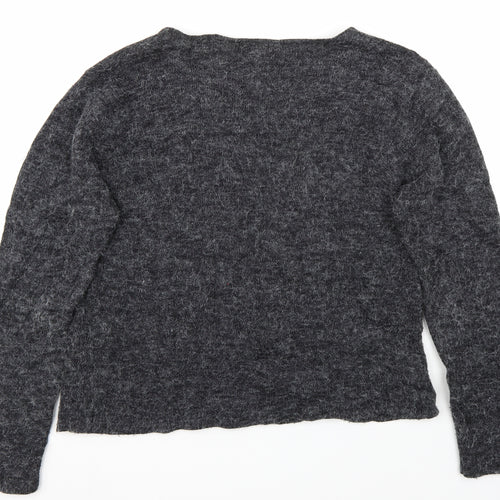 offshoot Womens Grey   Pullover Jumper Size L