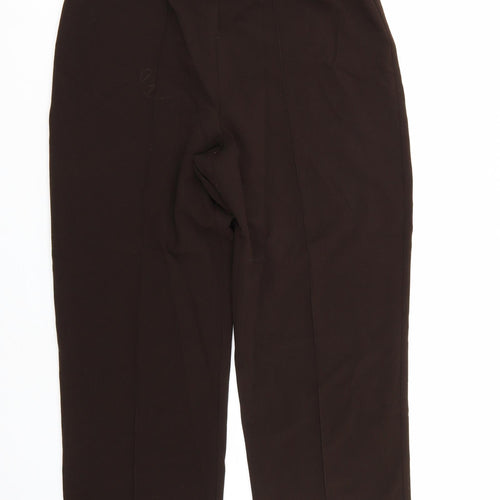 Isle Womens Brown   Trousers  Size 14 L28 in