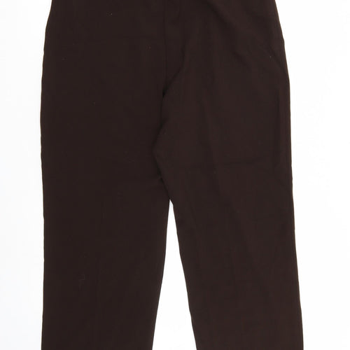 Isle Womens Brown   Trousers  Size 14 L28 in