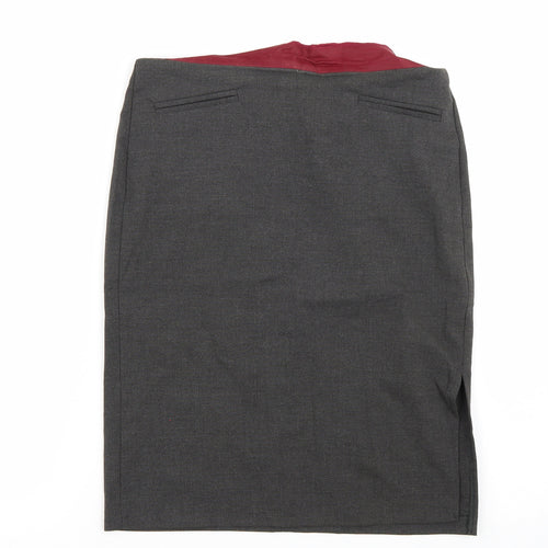 Miss Selfridge Womens Grey   A-Line Skirt Size 10