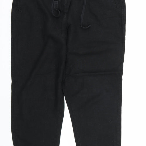 Marks and Spencer Womens Black   Trousers  Size 16 L27 in