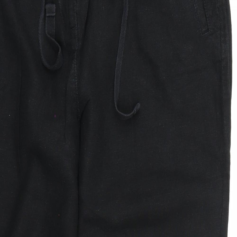 Marks and Spencer Womens Black   Trousers  Size 16 L27 in