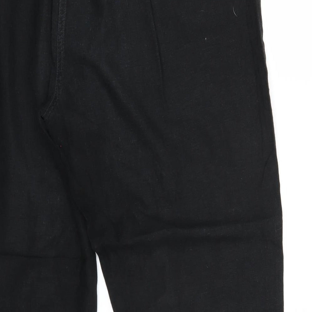 Marks and Spencer Womens Black   Trousers  Size 16 L27 in