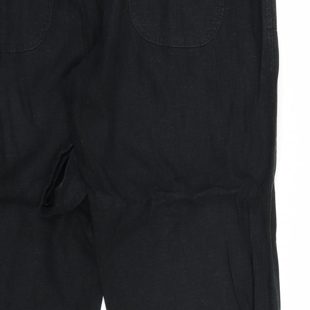 Marks and Spencer Womens Black   Trousers  Size 14 L27 in