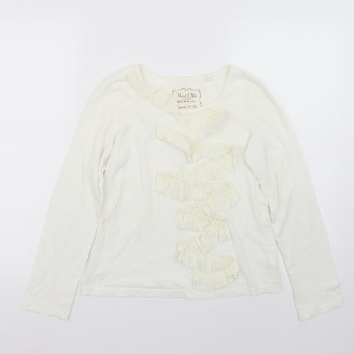 NEXT Girls White   Basic T-Shirt Size 11 Years