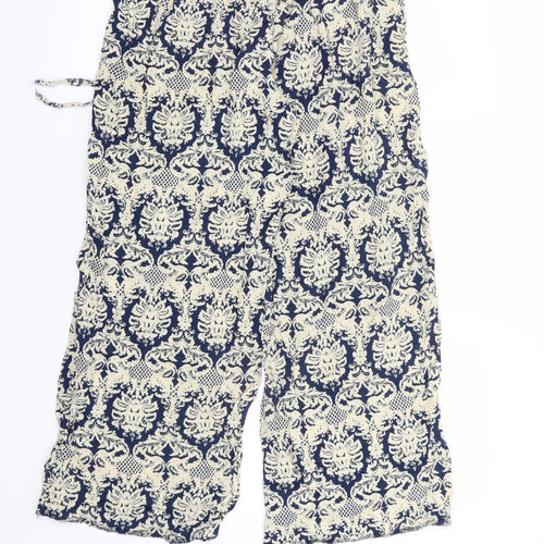 Preworn Womens Blue Geometric  Trousers   L26 in