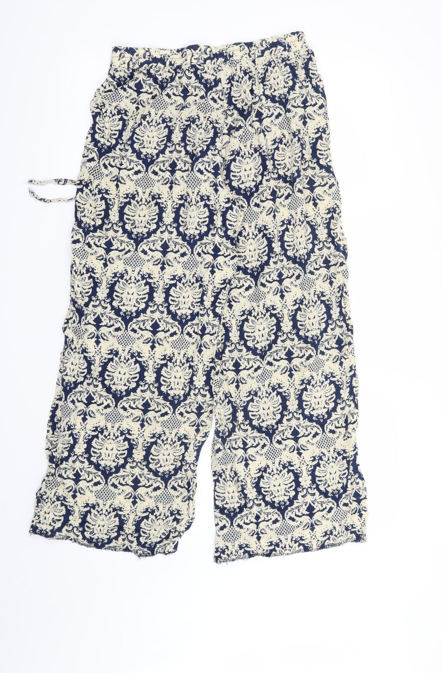 Preworn Womens Blue Geometric  Trousers   L26 in