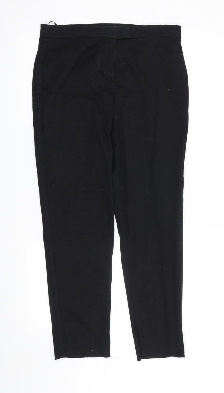 Marks and Spencer Womens Black Trousers Size 10 L26 in