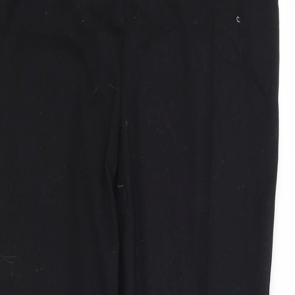 Marks and Spencer Womens Black   Trousers  Size 10 L26 in