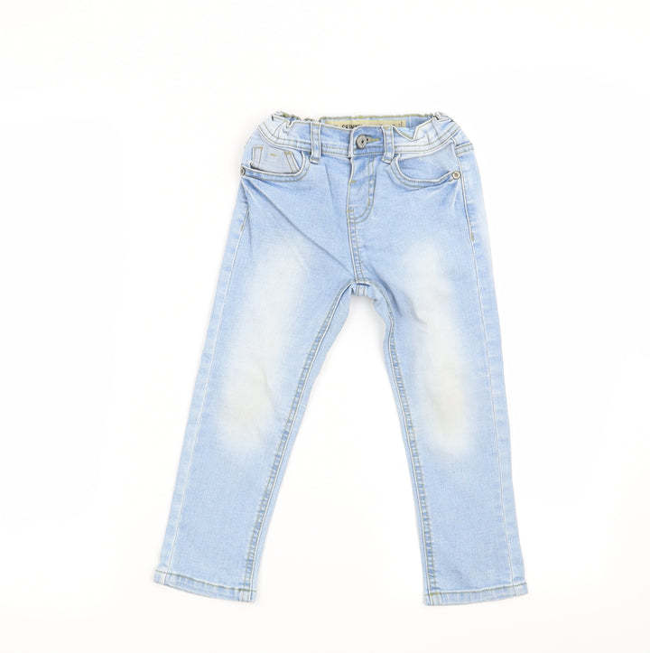 DENIM CO Girls Blue Straight Jeans Size 4-5 Years