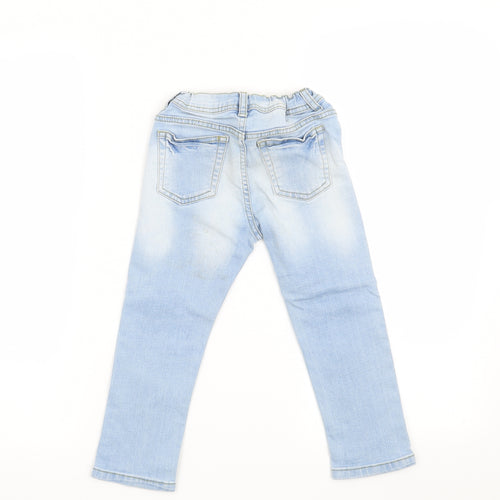 DENIM CO Girls Blue   Straight Jeans Size 4-5 Years