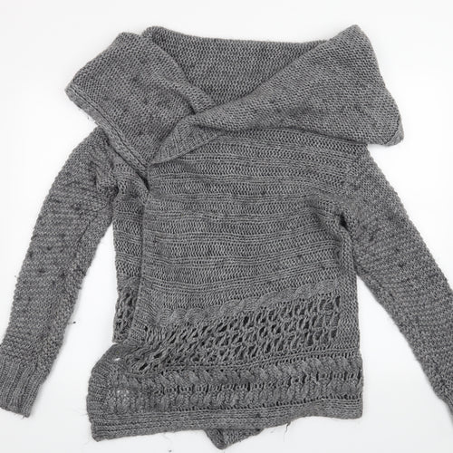 Marks and Spencer Womens Grey   Cardigan Jumper Size S